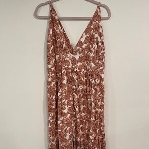 Rust Floral Midi